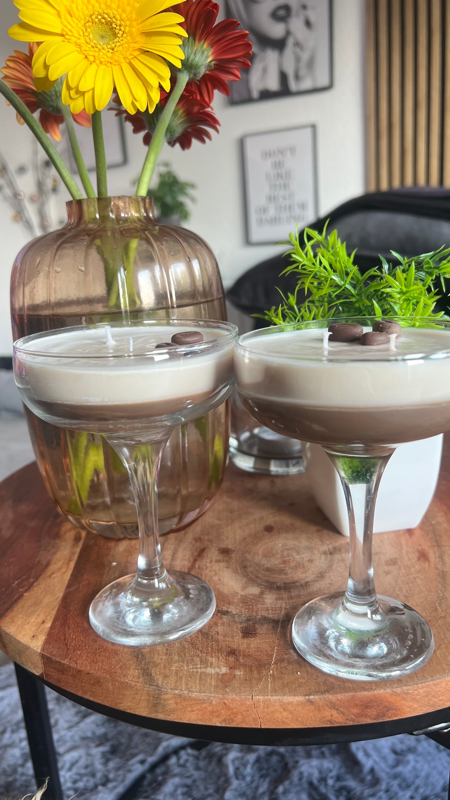Espresso Martini Kerze