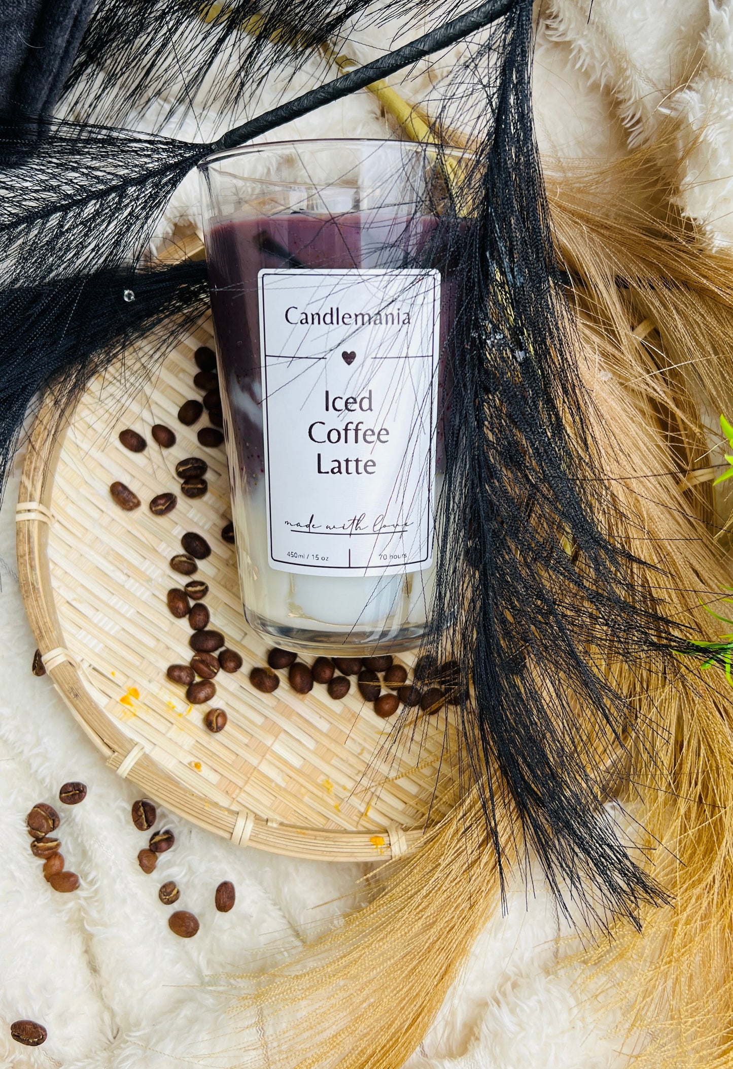 Iced Coffee Latte Kerze